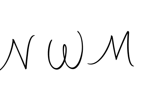 Design your own signature with our free online signature maker. With this signature software, you can create a handwritten (Autography-DOLnW) signature for name N W M. N W M signature style 10 images and pictures png