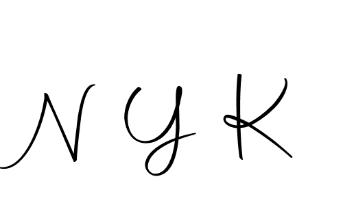 Use a signature maker to create a handwritten signature online. With this signature software, you can design (Autography-DOLnW) your own signature for name N Y K. N Y K signature style 10 images and pictures png