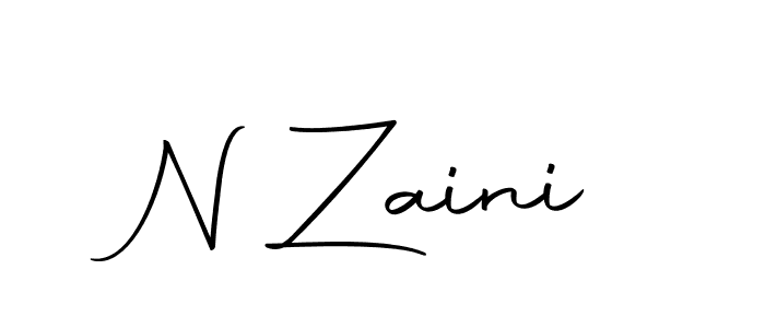 Make a beautiful signature design for name N Zaini. Use this online signature maker to create a handwritten signature for free. N Zaini signature style 10 images and pictures png