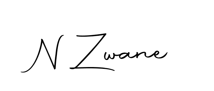 Also we have N Zwane name is the best signature style. Create professional handwritten signature collection using Autography-DOLnW autograph style. N Zwane signature style 10 images and pictures png