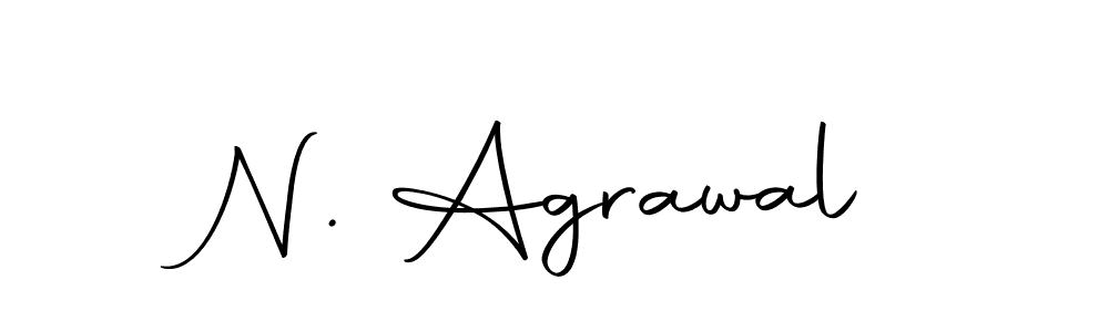 Use a signature maker to create a handwritten signature online. With this signature software, you can design (Autography-DOLnW) your own signature for name N. Agrawal. N. Agrawal signature style 10 images and pictures png