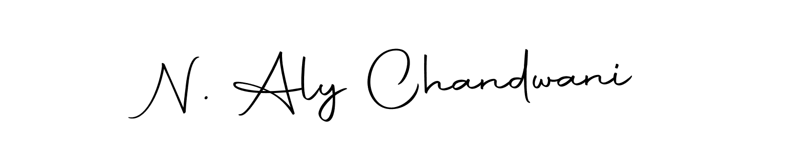 Make a beautiful signature design for name N. Aly Chandwani. With this signature (Autography-DOLnW) style, you can create a handwritten signature for free. N. Aly Chandwani signature style 10 images and pictures png