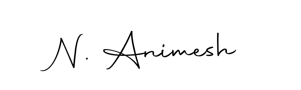 Create a beautiful signature design for name N. Animesh. With this signature (Autography-DOLnW) fonts, you can make a handwritten signature for free. N. Animesh signature style 10 images and pictures png