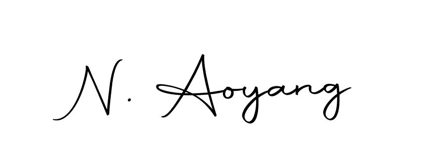 You should practise on your own different ways (Autography-DOLnW) to write your name (N. Aoyang) in signature. don't let someone else do it for you. N. Aoyang signature style 10 images and pictures png