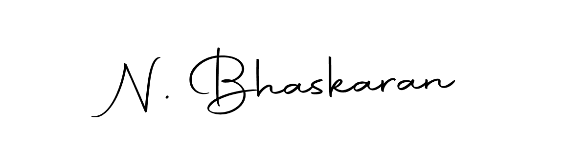 Create a beautiful signature design for name N. Bhaskaran. With this signature (Autography-DOLnW) fonts, you can make a handwritten signature for free. N. Bhaskaran signature style 10 images and pictures png