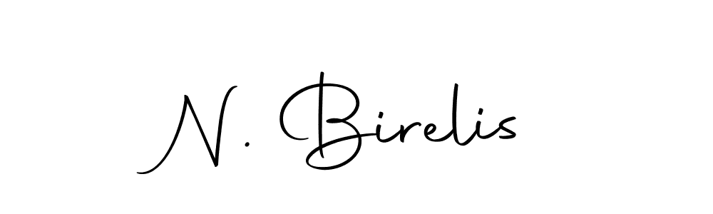 How to make N. Birelis signature? Autography-DOLnW is a professional autograph style. Create handwritten signature for N. Birelis name. N. Birelis signature style 10 images and pictures png