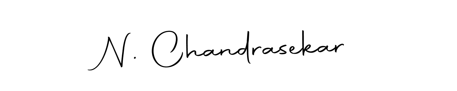 Create a beautiful signature design for name N. Chandrasekar. With this signature (Autography-DOLnW) fonts, you can make a handwritten signature for free. N. Chandrasekar signature style 10 images and pictures png