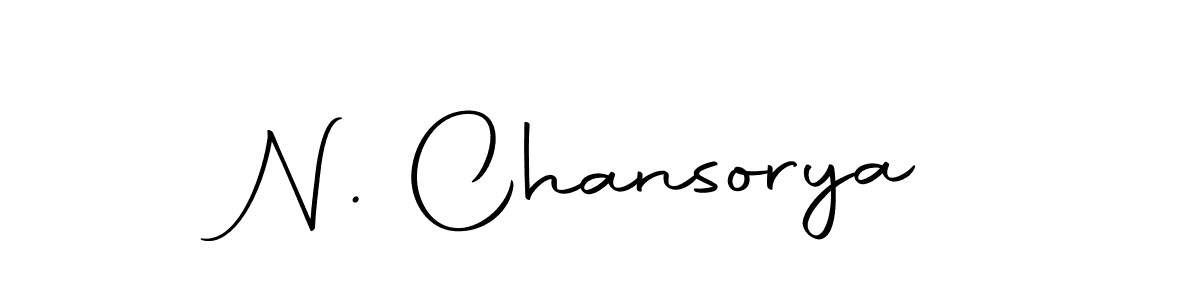 Similarly Autography-DOLnW is the best handwritten signature design. Signature creator online .You can use it as an online autograph creator for name N. Chansorya. N. Chansorya signature style 10 images and pictures png