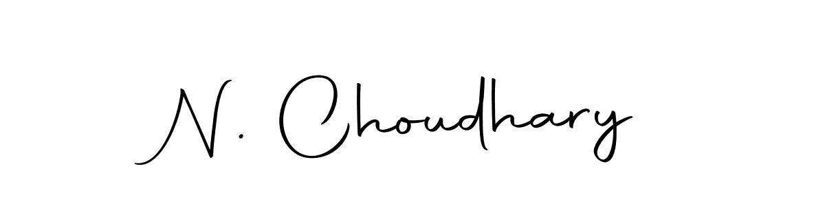 You should practise on your own different ways (Autography-DOLnW) to write your name (N. Choudhary) in signature. don't let someone else do it for you. N. Choudhary signature style 10 images and pictures png