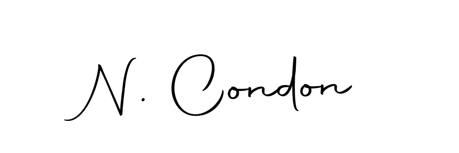 The best way (Autography-DOLnW) to make a short signature is to pick only two or three words in your name. The name N. Condon include a total of six letters. For converting this name. N. Condon signature style 10 images and pictures png