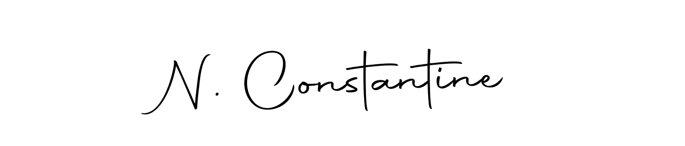 Create a beautiful signature design for name N. Constantine. With this signature (Autography-DOLnW) fonts, you can make a handwritten signature for free. N. Constantine signature style 10 images and pictures png