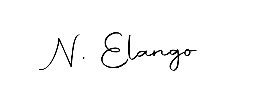 Design your own signature with our free online signature maker. With this signature software, you can create a handwritten (Autography-DOLnW) signature for name N. Elango. N. Elango signature style 10 images and pictures png