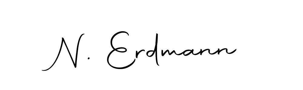 How to make N. Erdmann name signature. Use Autography-DOLnW style for creating short signs online. This is the latest handwritten sign. N. Erdmann signature style 10 images and pictures png