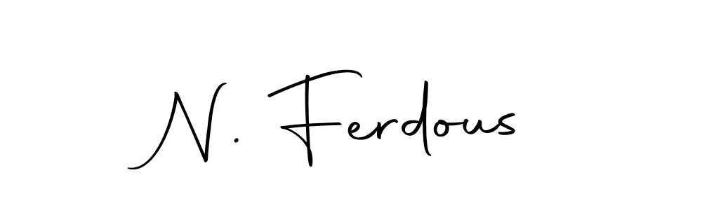 Here are the top 10 professional signature styles for the name N. Ferdous. These are the best autograph styles you can use for your name. N. Ferdous signature style 10 images and pictures png