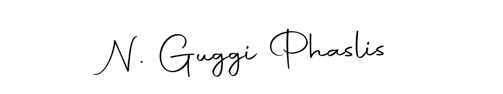 See photos of N. Guggi Phaslis official signature by Spectra . Check more albums & portfolios. Read reviews & check more about Autography-DOLnW font. N. Guggi Phaslis signature style 10 images and pictures png