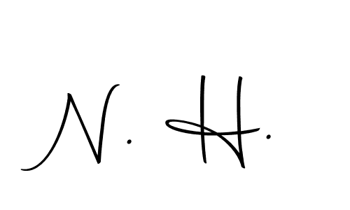 How to make N. H. signature? Autography-DOLnW is a professional autograph style. Create handwritten signature for N. H. name. N. H. signature style 10 images and pictures png