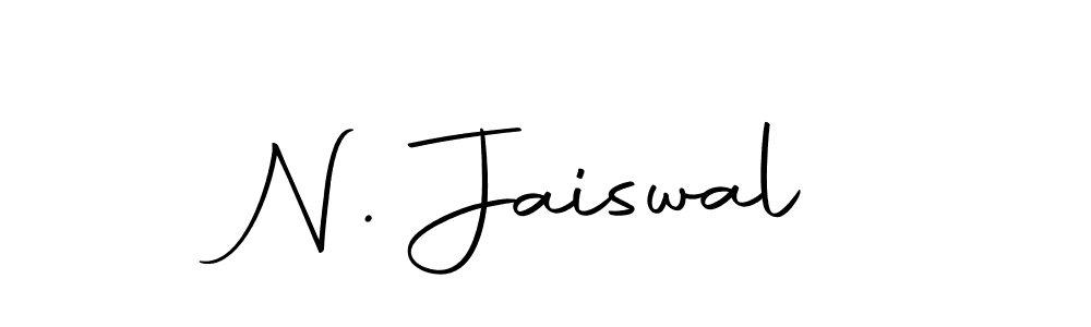 if you are searching for the best signature style for your name N. Jaiswal. so please give up your signature search. here we have designed multiple signature styles  using Autography-DOLnW. N. Jaiswal signature style 10 images and pictures png