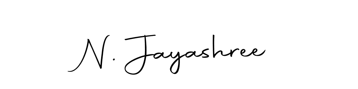 The best way (Autography-DOLnW) to make a short signature is to pick only two or three words in your name. The name N. Jayashree include a total of six letters. For converting this name. N. Jayashree signature style 10 images and pictures png
