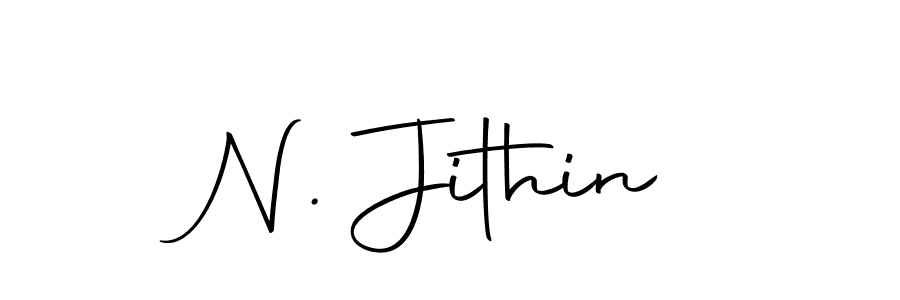 Make a beautiful signature design for name N. Jithin. Use this online signature maker to create a handwritten signature for free. N. Jithin signature style 10 images and pictures png