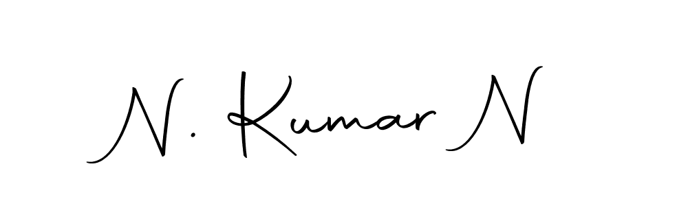 Here are the top 10 professional signature styles for the name N. Kumar N. These are the best autograph styles you can use for your name. N. Kumar N signature style 10 images and pictures png