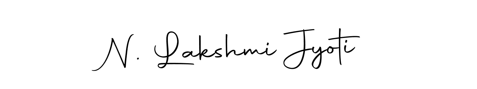 Similarly Autography-DOLnW is the best handwritten signature design. Signature creator online .You can use it as an online autograph creator for name N. Lakshmi Jyoti. N. Lakshmi Jyoti signature style 10 images and pictures png