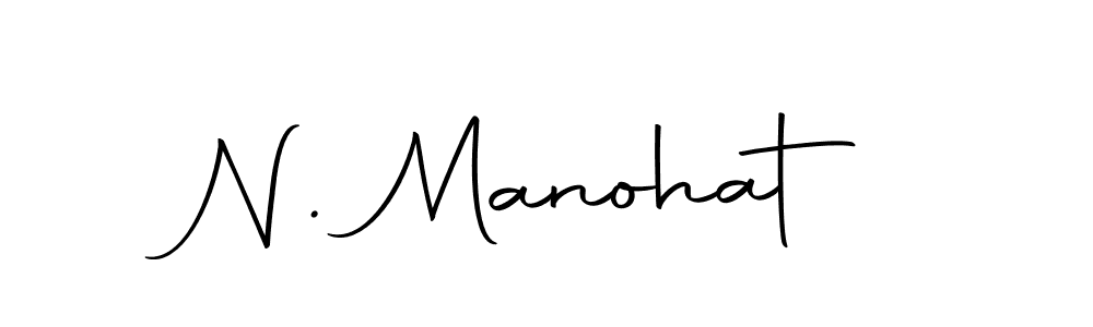 Also we have N. Manohat name is the best signature style. Create professional handwritten signature collection using Autography-DOLnW autograph style. N. Manohat signature style 10 images and pictures png