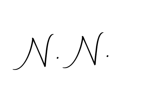 Make a beautiful signature design for name N. N.. With this signature (Autography-DOLnW) style, you can create a handwritten signature for free. N. N. signature style 10 images and pictures png