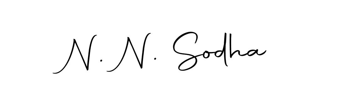 Make a beautiful signature design for name N. N. Sodha. With this signature (Autography-DOLnW) style, you can create a handwritten signature for free. N. N. Sodha signature style 10 images and pictures png