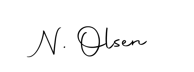 Create a beautiful signature design for name N. Olsen. With this signature (Autography-DOLnW) fonts, you can make a handwritten signature for free. N. Olsen signature style 10 images and pictures png