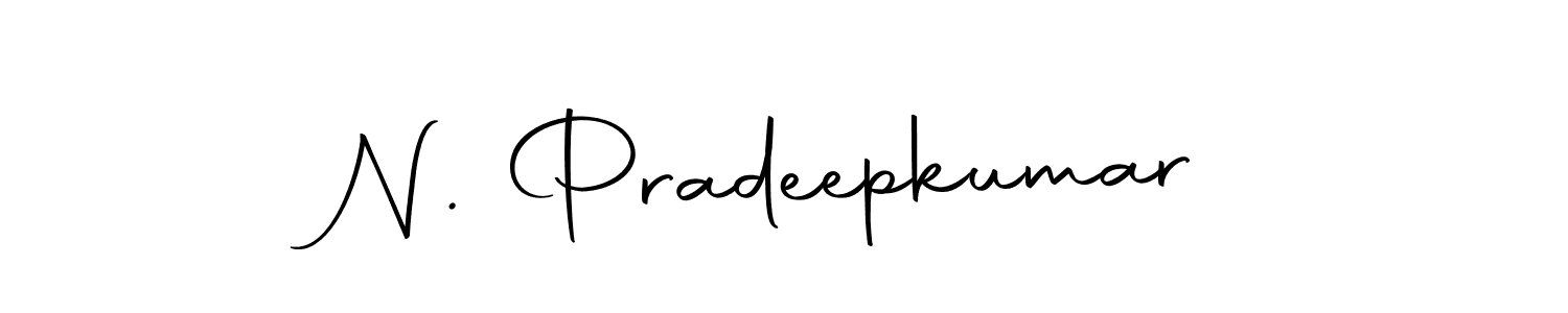 Make a beautiful signature design for name N. Pradeepkumar. With this signature (Autography-DOLnW) style, you can create a handwritten signature for free. N. Pradeepkumar signature style 10 images and pictures png