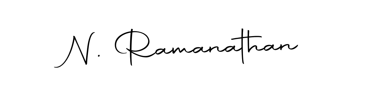 Design your own signature with our free online signature maker. With this signature software, you can create a handwritten (Autography-DOLnW) signature for name N. Ramanathan. N. Ramanathan signature style 10 images and pictures png