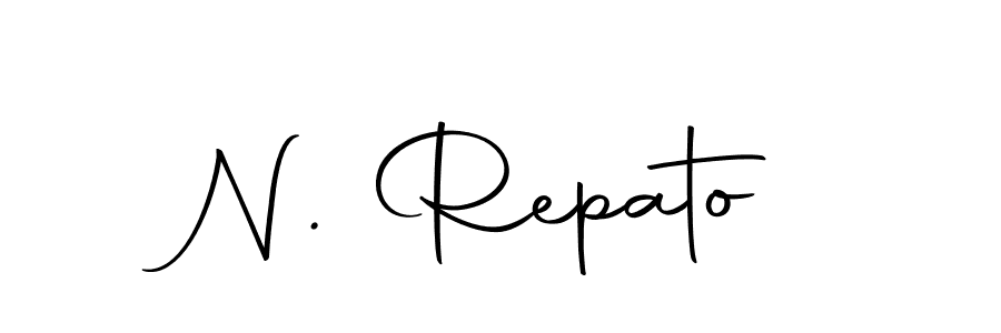 N. Repato stylish signature style. Best Handwritten Sign (Autography-DOLnW) for my name. Handwritten Signature Collection Ideas for my name N. Repato. N. Repato signature style 10 images and pictures png