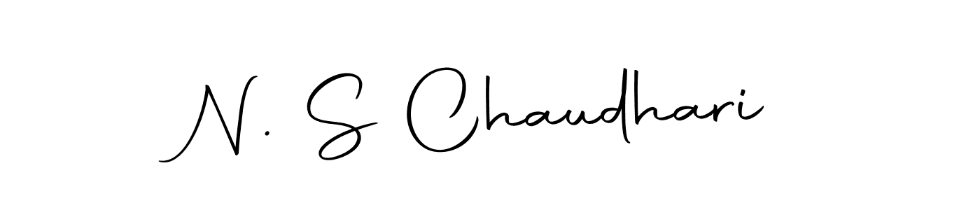 Use a signature maker to create a handwritten signature online. With this signature software, you can design (Autography-DOLnW) your own signature for name N. S Chaudhari. N. S Chaudhari signature style 10 images and pictures png