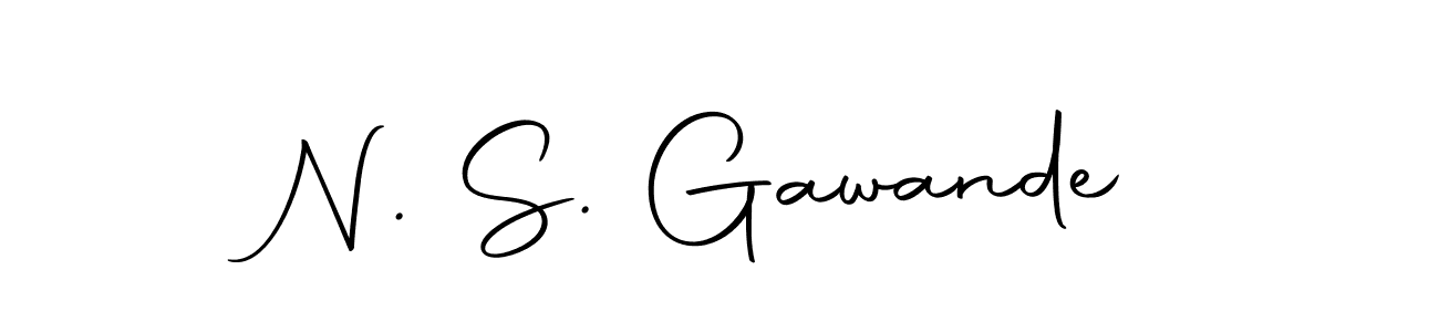 This is the best signature style for the N. S. Gawande name. Also you like these signature font (Autography-DOLnW). Mix name signature. N. S. Gawande signature style 10 images and pictures png