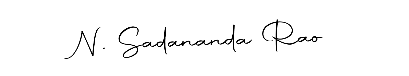 Also we have N. Sadananda Rao name is the best signature style. Create professional handwritten signature collection using Autography-DOLnW autograph style. N. Sadananda Rao signature style 10 images and pictures png