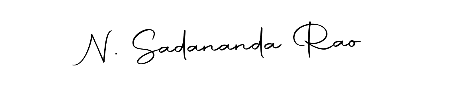 Make a beautiful signature design for name N. Sadananda Rao. Use this online signature maker to create a handwritten signature for free. N. Sadananda Rao signature style 10 images and pictures png