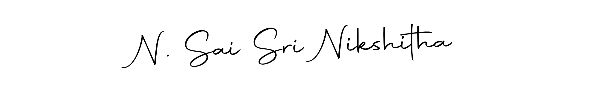 Make a short N. Sai Sri Nikshitha signature style. Manage your documents anywhere anytime using Autography-DOLnW. Create and add eSignatures, submit forms, share and send files easily. N. Sai Sri Nikshitha signature style 10 images and pictures png