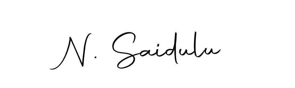 You can use this online signature creator to create a handwritten signature for the name N. Saidulu. This is the best online autograph maker. N. Saidulu signature style 10 images and pictures png