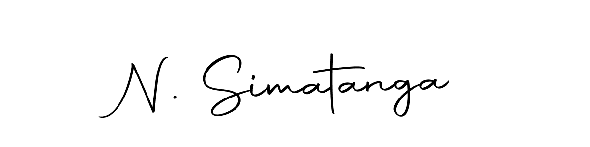 This is the best signature style for the N. Simatanga name. Also you like these signature font (Autography-DOLnW). Mix name signature. N. Simatanga signature style 10 images and pictures png