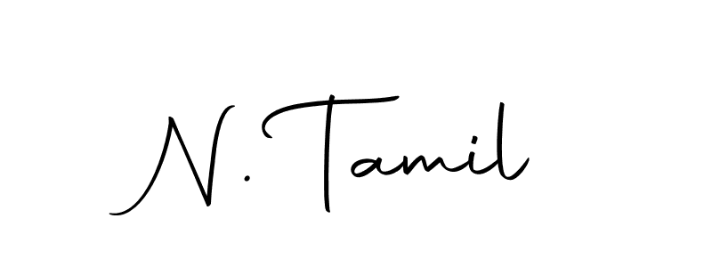 This is the best signature style for the N. Tamil name. Also you like these signature font (Autography-DOLnW). Mix name signature. N. Tamil signature style 10 images and pictures png