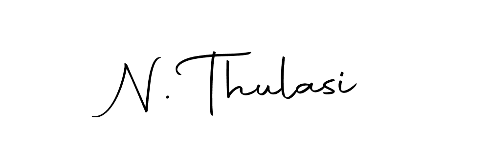 You should practise on your own different ways (Autography-DOLnW) to write your name (N. Thulasi) in signature. don't let someone else do it for you. N. Thulasi signature style 10 images and pictures png
