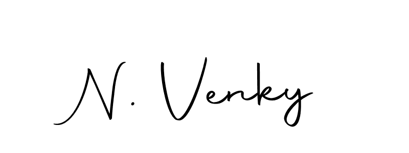 How to make N. Venky name signature. Use Autography-DOLnW style for creating short signs online. This is the latest handwritten sign. N. Venky signature style 10 images and pictures png
