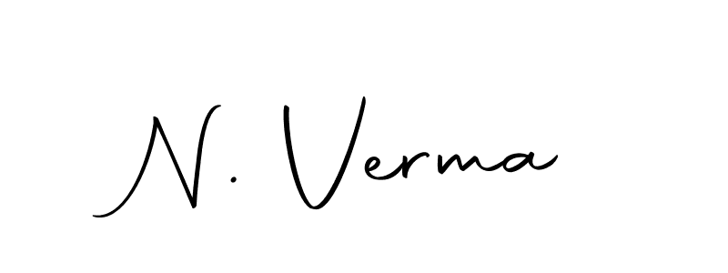 Use a signature maker to create a handwritten signature online. With this signature software, you can design (Autography-DOLnW) your own signature for name N. Verma. N. Verma signature style 10 images and pictures png