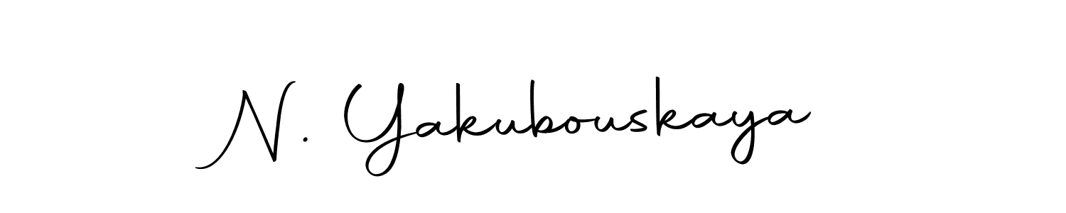 You should practise on your own different ways (Autography-DOLnW) to write your name (N. Yakubouskaya) in signature. don't let someone else do it for you. N. Yakubouskaya signature style 10 images and pictures png