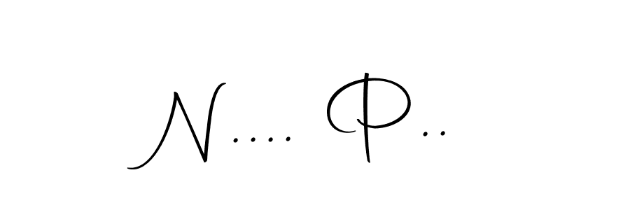 How to make N.... P.. name signature. Use Autography-DOLnW style for creating short signs online. This is the latest handwritten sign. N.... P.. signature style 10 images and pictures png