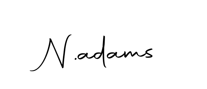 Make a beautiful signature design for name N.adams. With this signature (Autography-DOLnW) style, you can create a handwritten signature for free. N.adams signature style 10 images and pictures png