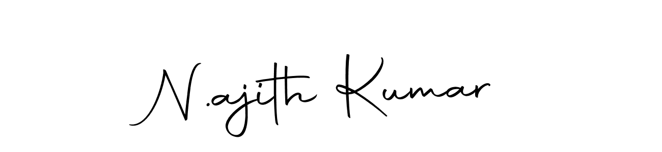 Design your own signature with our free online signature maker. With this signature software, you can create a handwritten (Autography-DOLnW) signature for name N.ajith Kumar. N.ajith Kumar signature style 10 images and pictures png