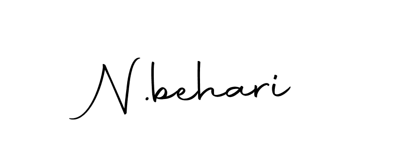 Create a beautiful signature design for name N.behari. With this signature (Autography-DOLnW) fonts, you can make a handwritten signature for free. N.behari signature style 10 images and pictures png