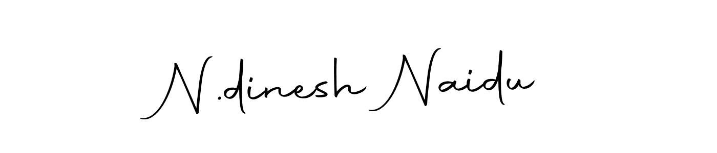 N.dinesh Naidu stylish signature style. Best Handwritten Sign (Autography-DOLnW) for my name. Handwritten Signature Collection Ideas for my name N.dinesh Naidu. N.dinesh Naidu signature style 10 images and pictures png