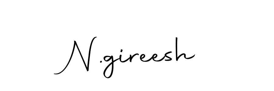 Also we have N.gireesh name is the best signature style. Create professional handwritten signature collection using Autography-DOLnW autograph style. N.gireesh signature style 10 images and pictures png